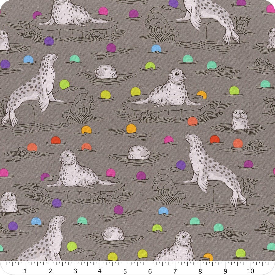 Tula Pink - Gray Work - Seal the Deal - Shadow - PWTP259-SHADOW