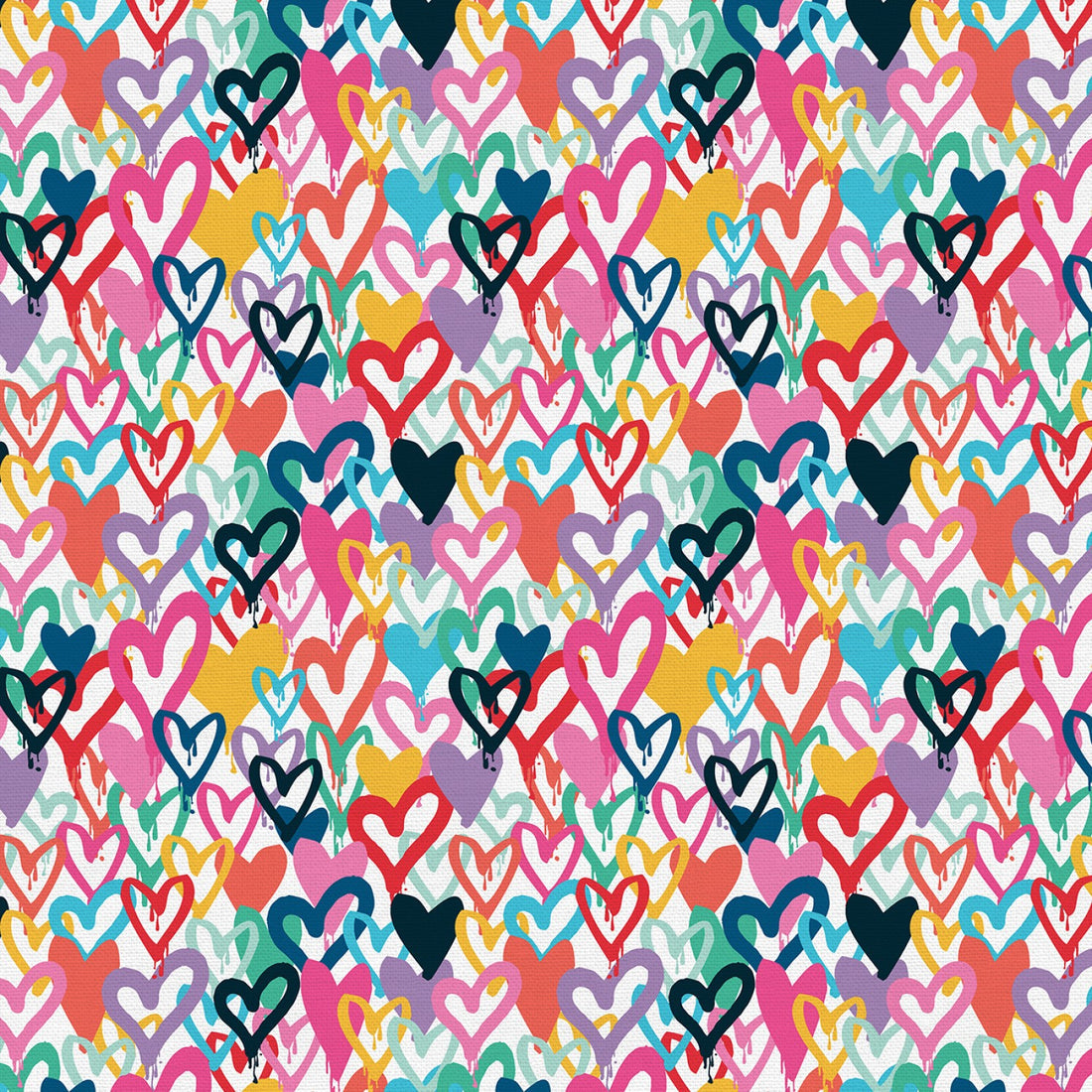 Bright Love- Grunge Hearts by Lisa Whitebutton