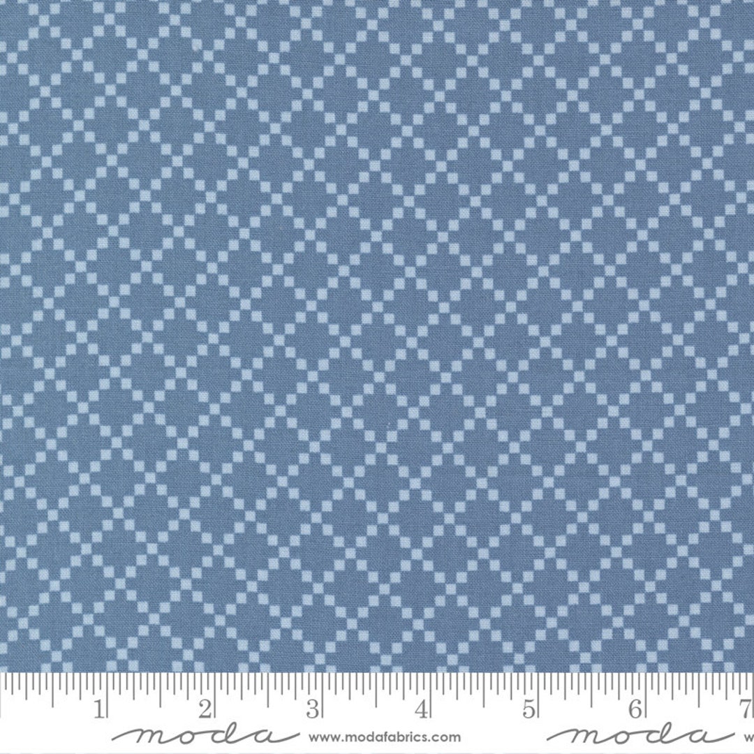 Dwell by Camille Roskelley - Blue 9 Patch Grid - 55272-15