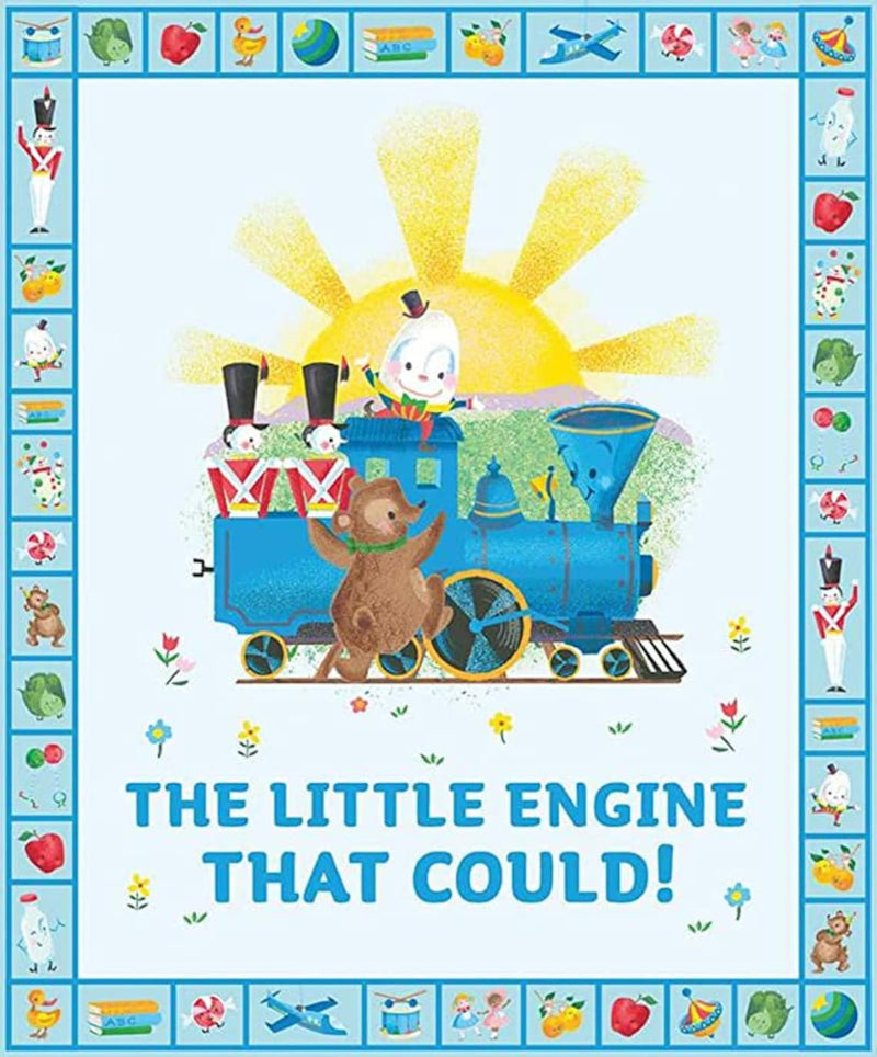 The Little Engine That Could -  36" Quilt Panel