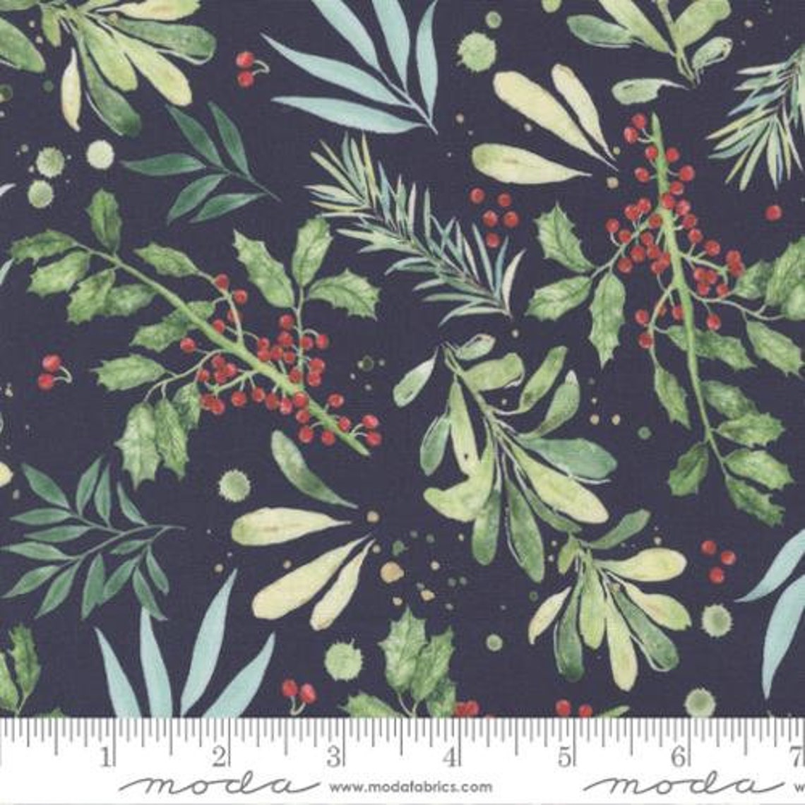 Comfort & Joy by Laura Muir of Create Joy Project for Moda - Midnight Holly & Friends