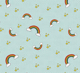 A Royal Fairytale- Rainbow Toss- Mint by Paintbrush Studio Fabric