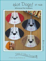 Hot Dogs! Whimsical Pot Grabbers Pattern