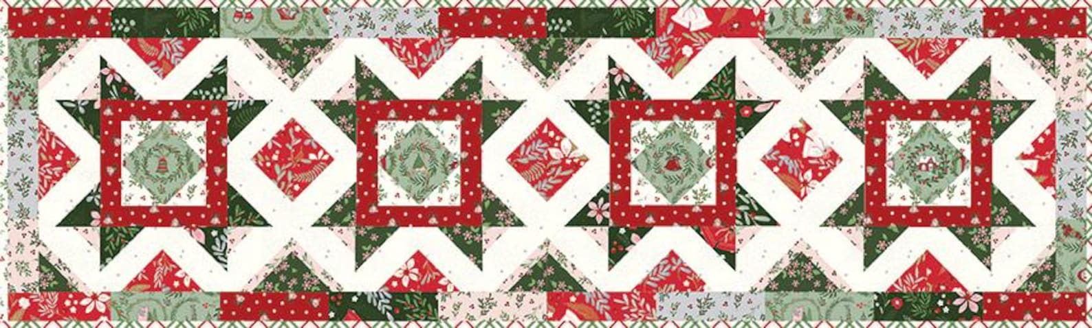 Mistletoe & Holly Little Christmas Runner Kit