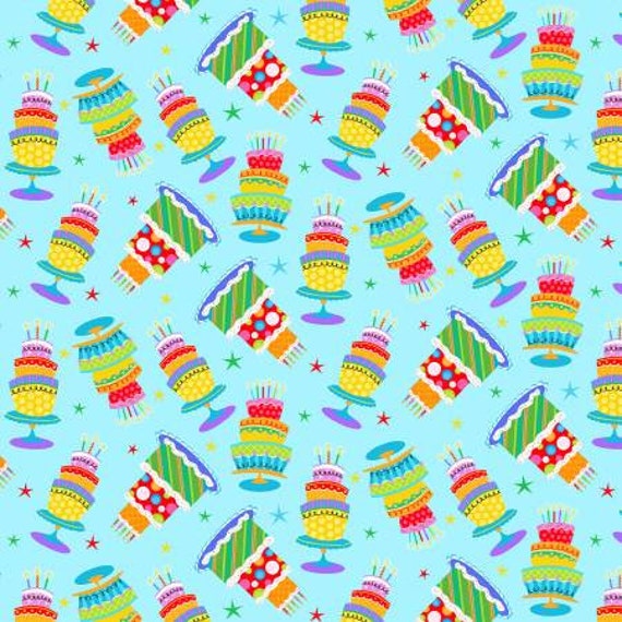 Party Time- Tossed Cakes- Studio E Fabrics- 6644-78