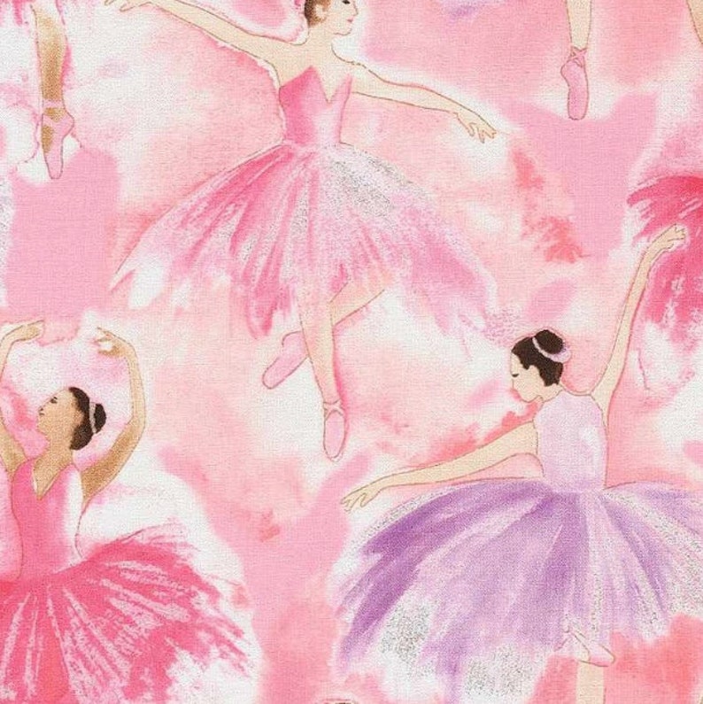 Sparkle and Shine- watercolor Ballerinas with Glitter