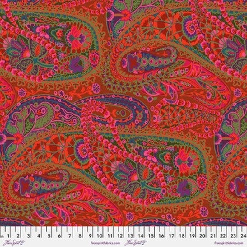 Kaffe Fassett Collective - Paisley Jungle - Rust