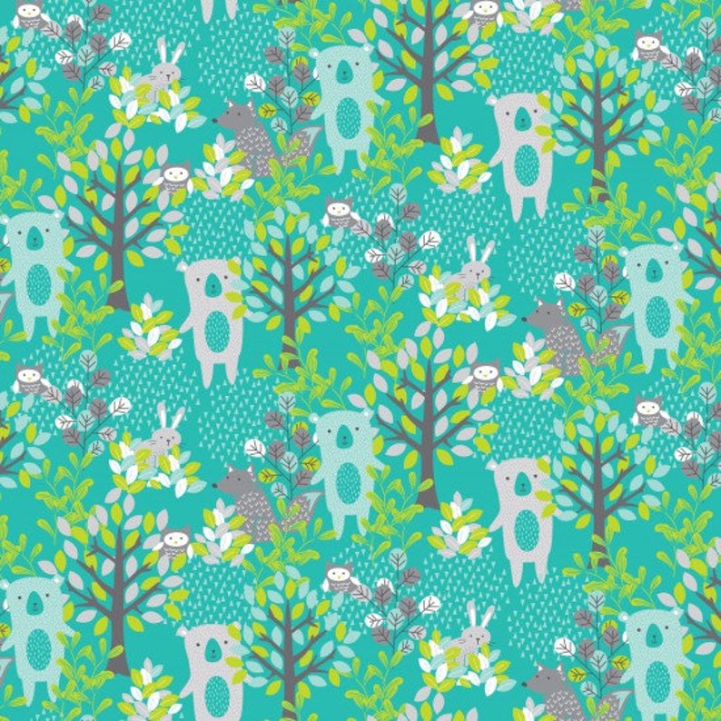 Forest Friends- Forest Teal- 81210-1