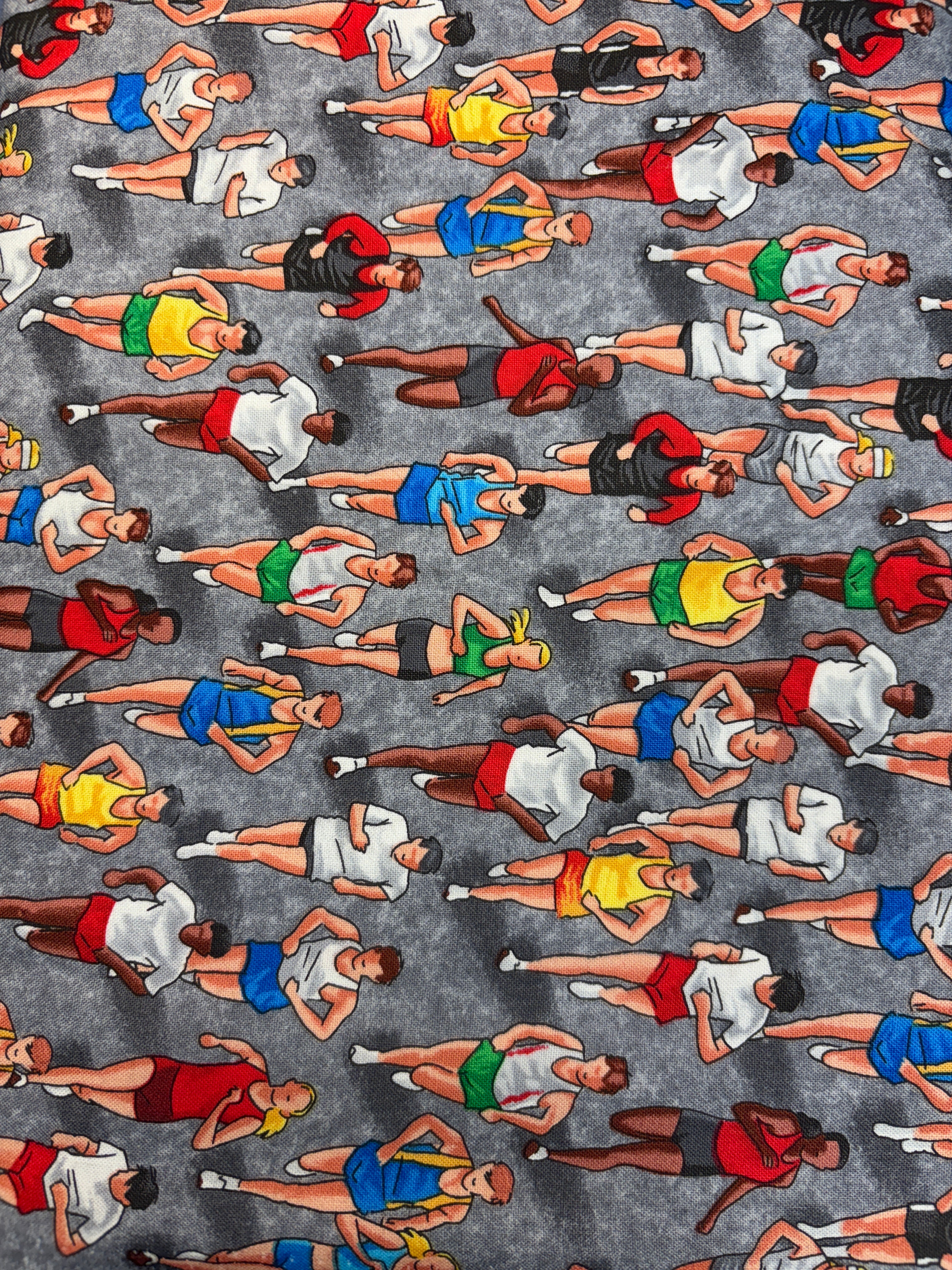 Sports Stars - Grey 2889 - Timeless treasures