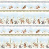 Timeless Treasures - Snowday - Bunnies Border