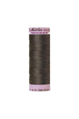 Mettler Silk-finish 50wt Solid Cotton Thread 164yd/150m Dark Charcoal