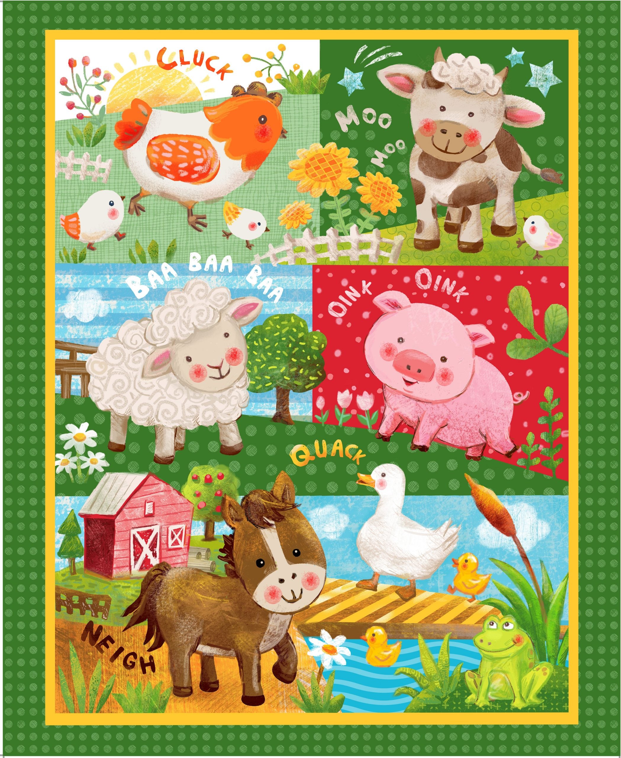 Wee Ones Farm Panel- 57-573