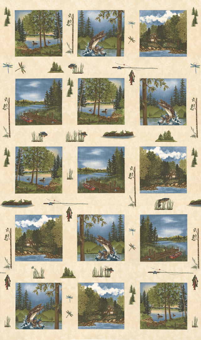 Lake Views by Holly Taylor for Moda Fabrics - Panel #2