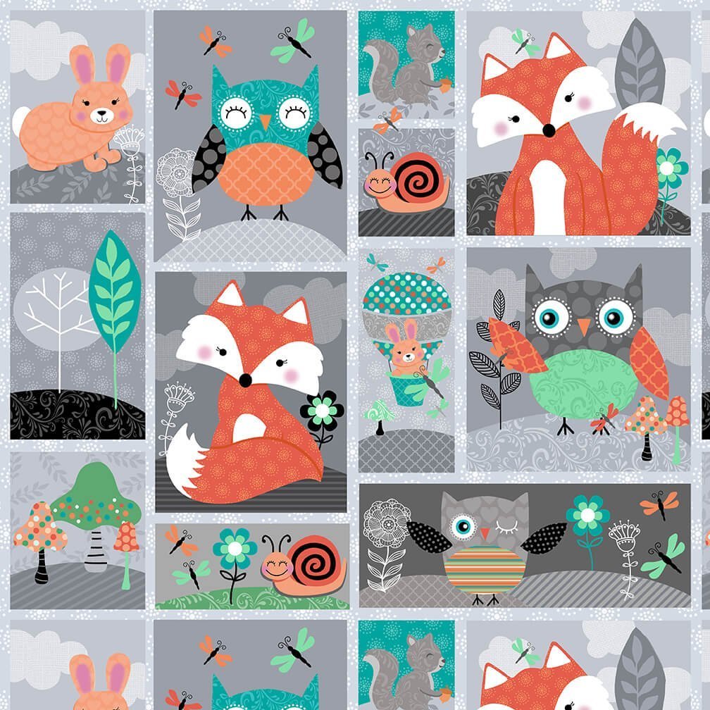 Owl's Woodland Adventure - Grey Patch