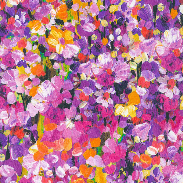 Robert Kaufman- Painterly Petals Meadow- SRKD-22273-269 Park