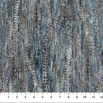 Northcott Studio - Poppy Meadow DP29090-45 Meadow Texture Dk Blue