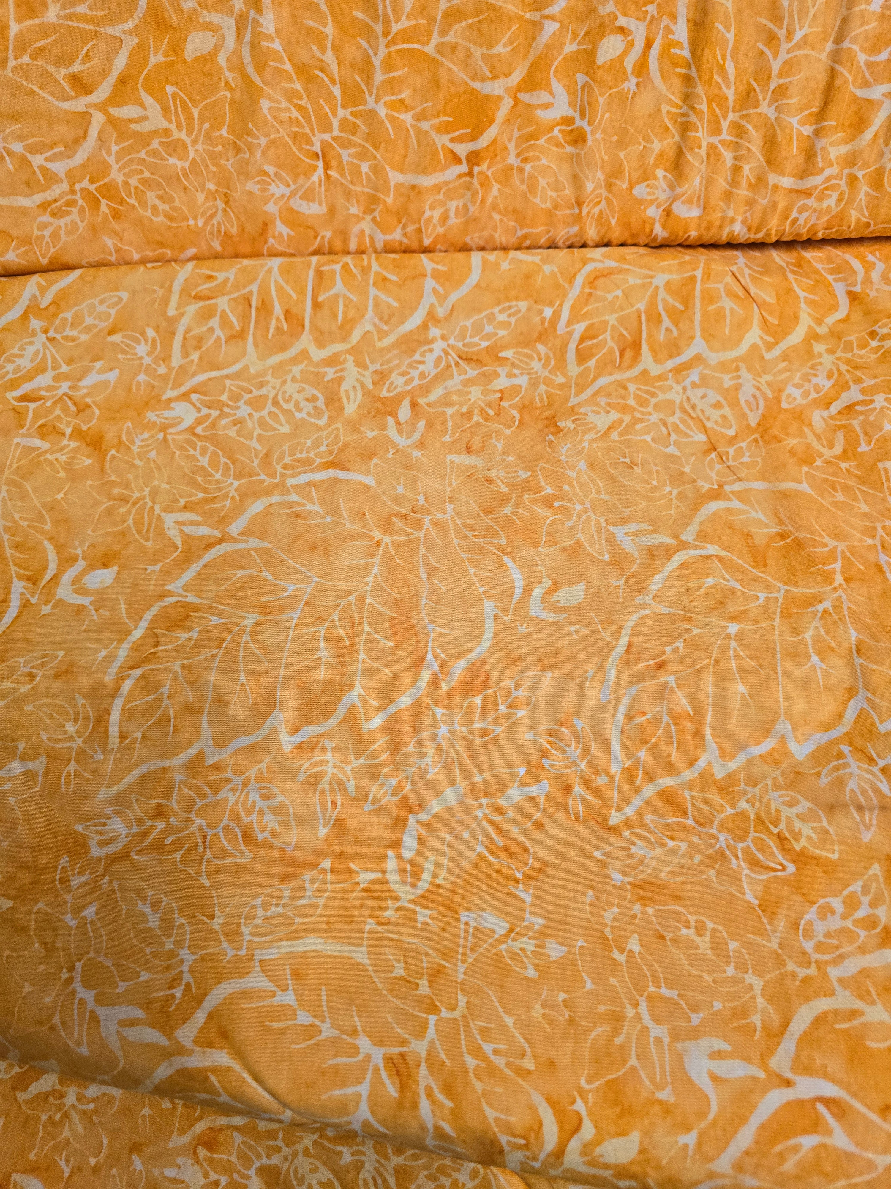 Batiks Bavarian- Orange Leaf - JH23A8-OF