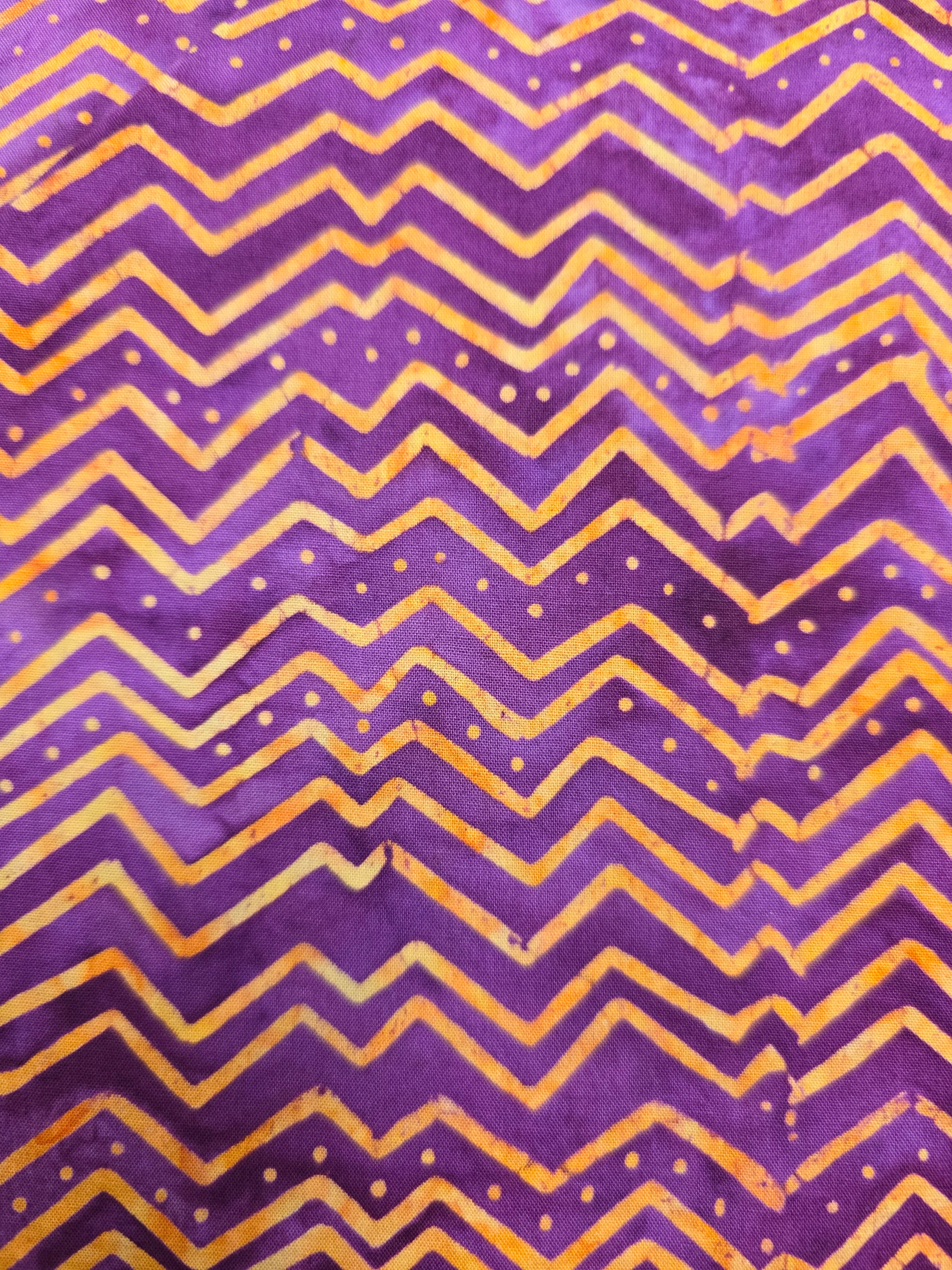 Boreal Batiks Orange Purple Chevron - JHM19M5-PPC