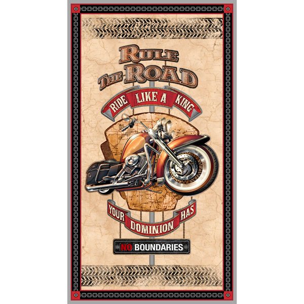 Rule The Road Panel- 2287Cream