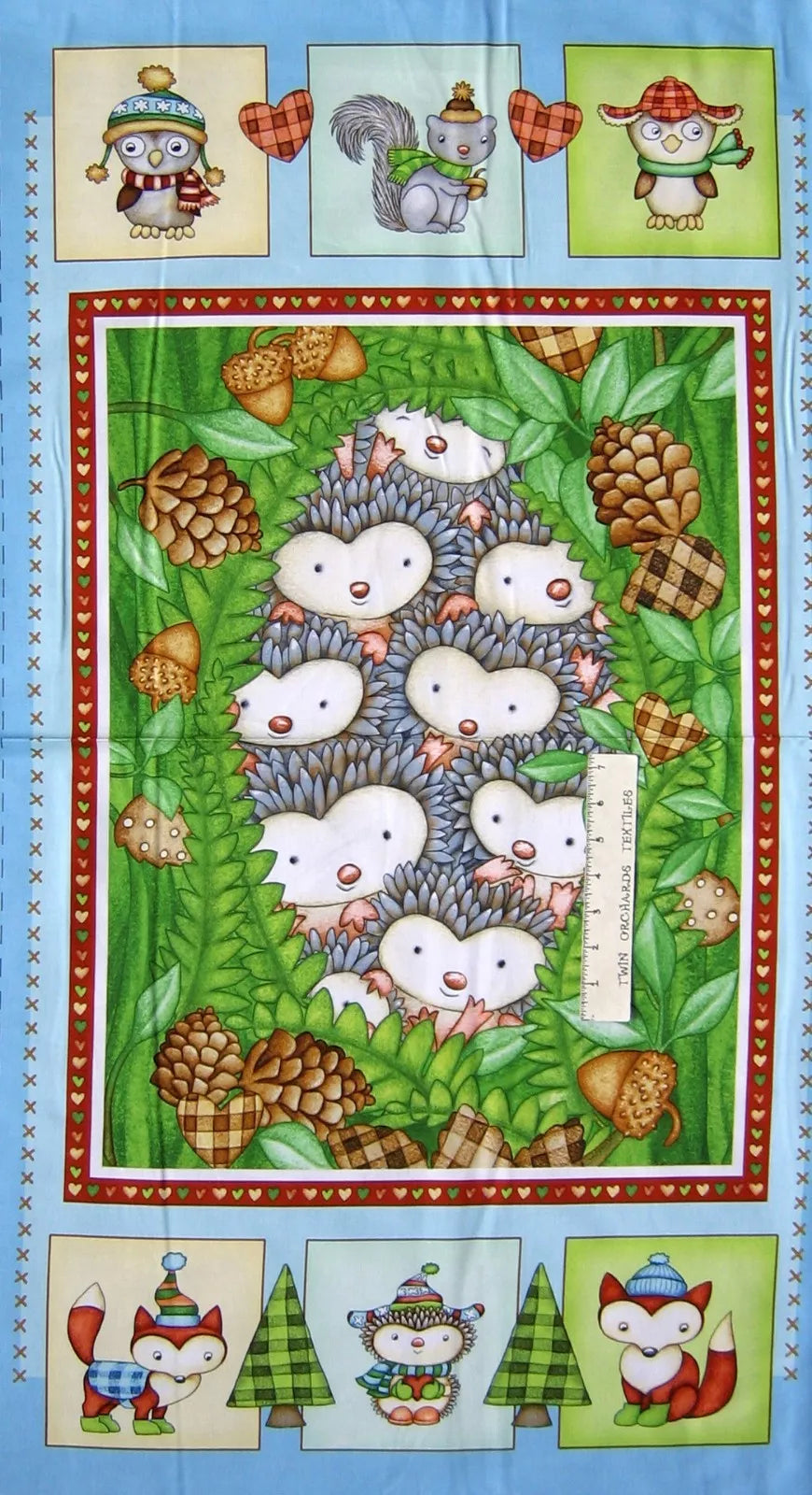 Hedgehugs Woodland Animals Panel