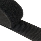 Sew-On - Velcro Fasteners Loop Black 25mm (1")
