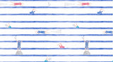 Dear Stella - Pier Pressure - White Swimmers Stripe - C936-White