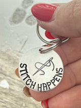 Stitch Happens Key Chain