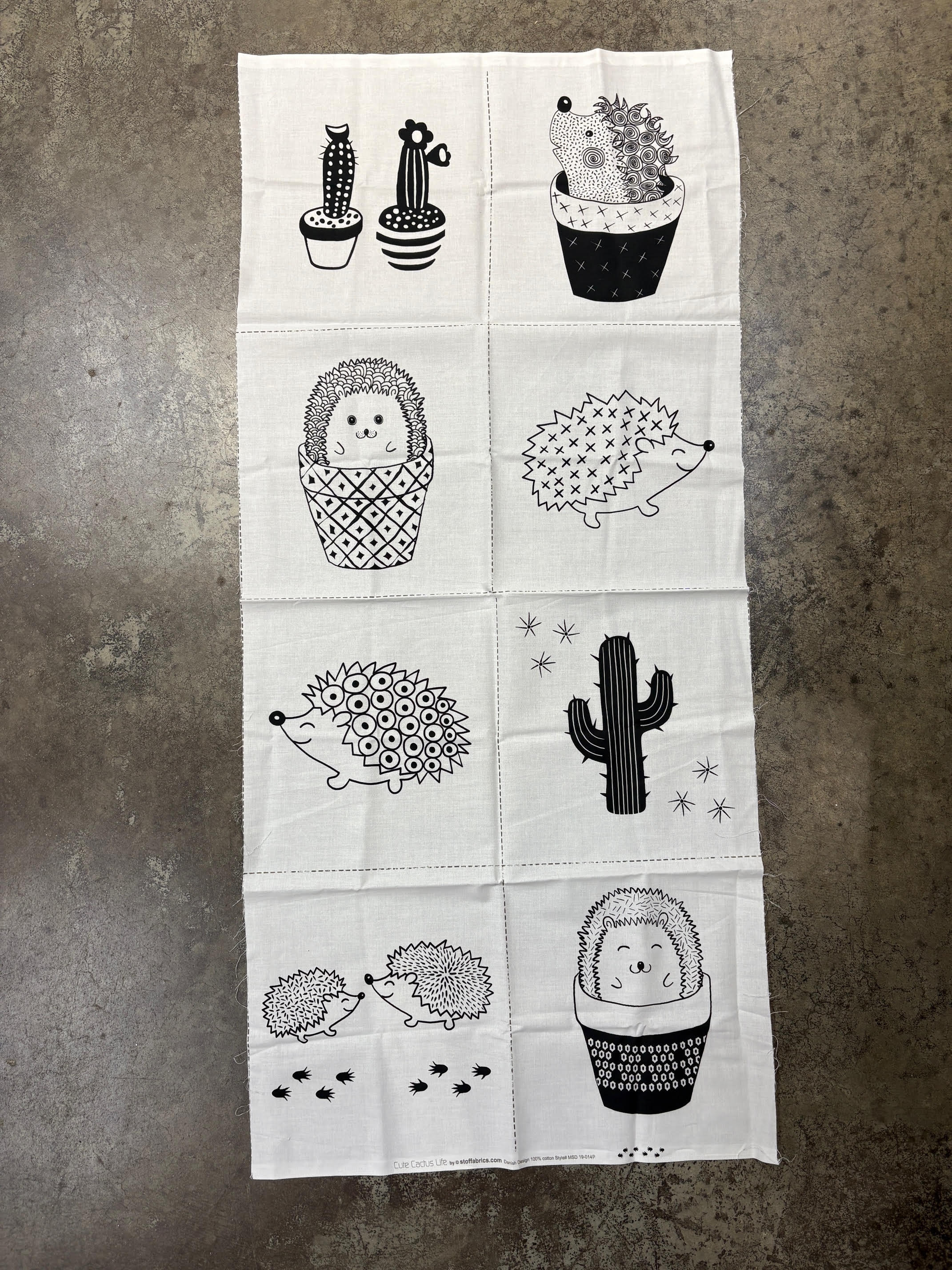 Stof Fabrics - Cute Cactus Life - Panel