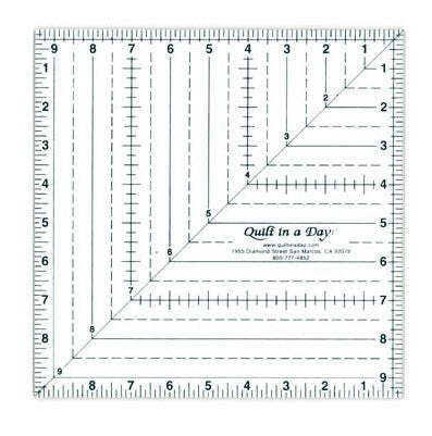 Quilt in a Day Square Up Ruler 9.5" square