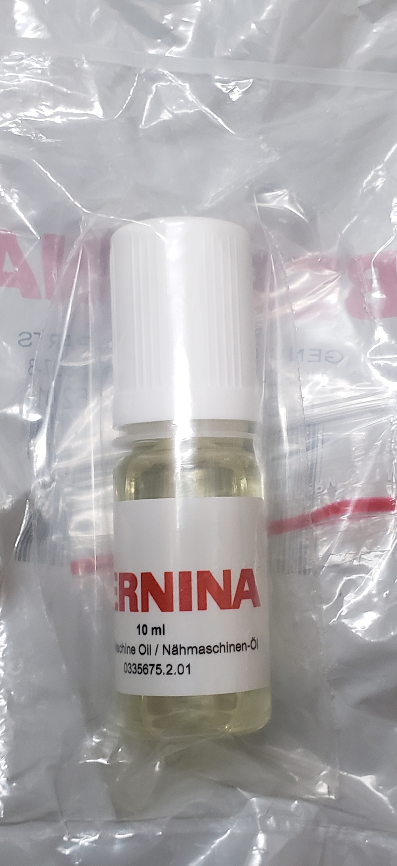 Bernina Oil Bottle Filled - Hook Oil 4/5/7 Series