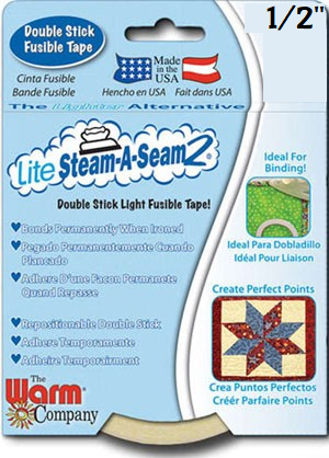 Lite Steam-A-Seam 2 -- 1/2" x 20yds