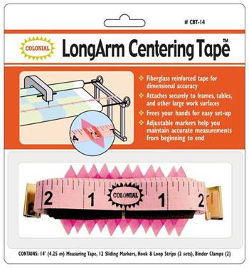 LongArm Centering Tape W/Marker