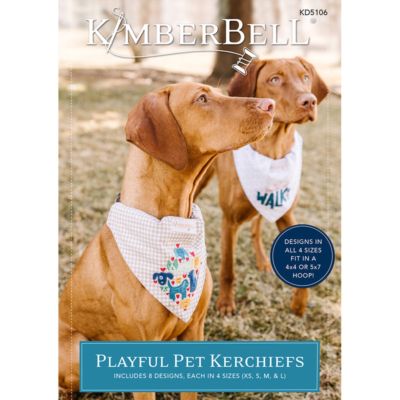 Kimberbell Playful Pet Kerchiefs
