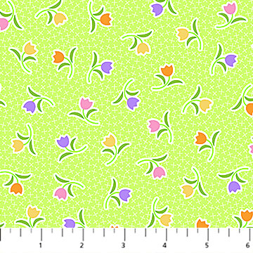 Patrick Lose - Busy Bunny - Tossed Tulips Multi - 10148-70