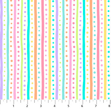 Patrick Lose - Busy Bunny - Dots & Stripes Multi - 10149-10