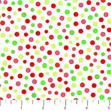 Bright Christmas - Patrick Lose - White Christmas Dots - 10152-10