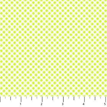 Patrick Lose - Bunnies for Baby - Green Little Gingham 10217-70