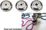 Bernina Couching Inserts - 3 Inserts - For #72 and #96 foot