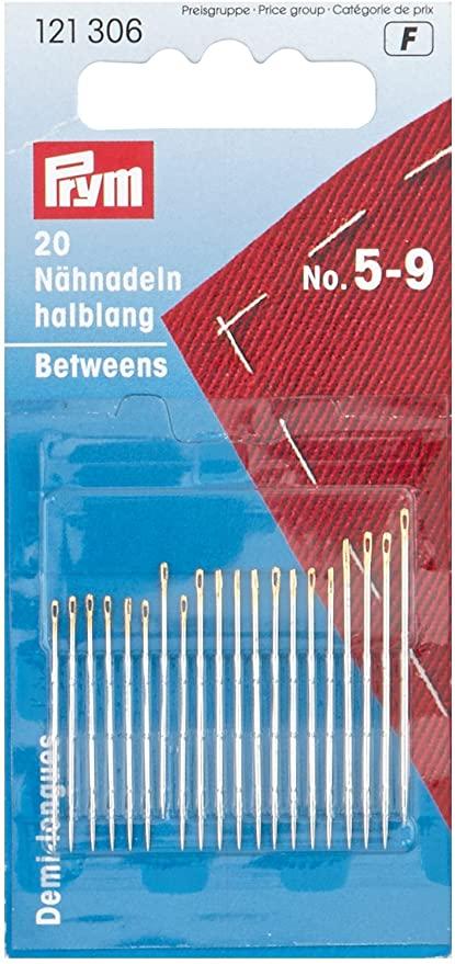 Prym Hand sewing needles no.5-9 20 count