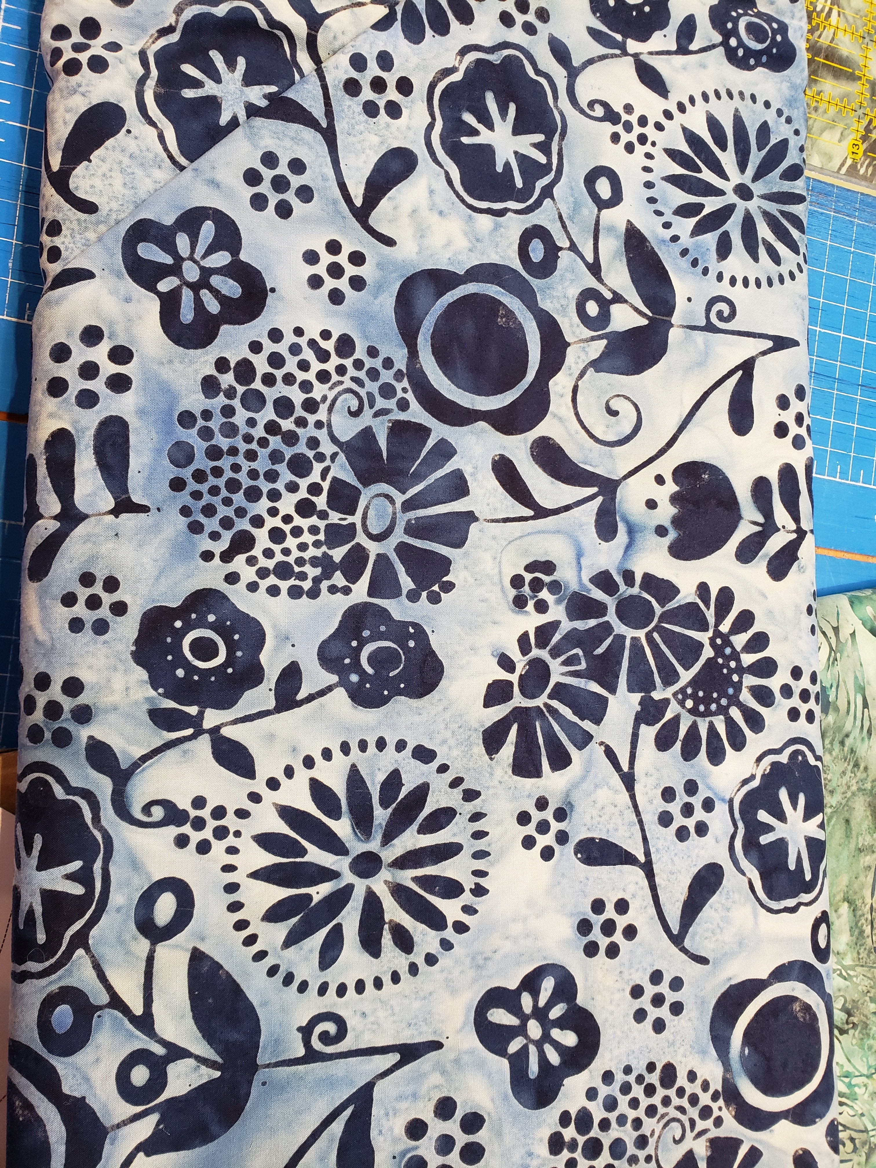 Bolted Fabric Batik Hoffman Delft