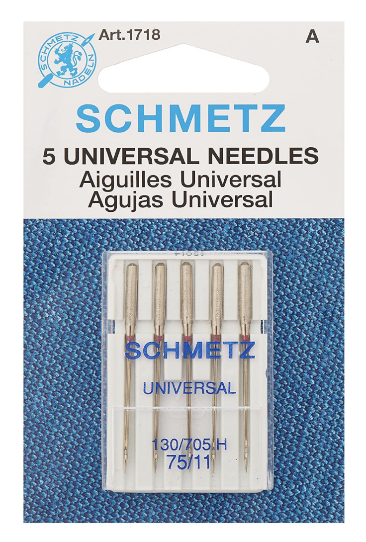 SCHMETZ #1718 Universal Needles Carded - 75/11 - 5 Pieces