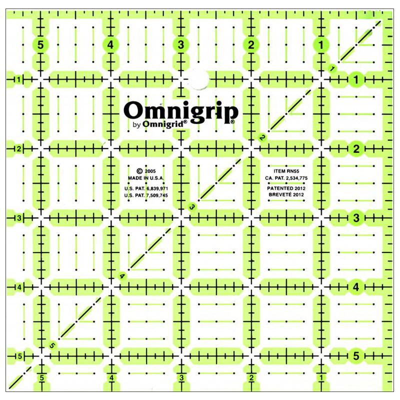 Omnigrip Square Ruler 5.5" x 5.5"