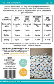 Same Sky - A Quilt Pattern by Modernly Morgan