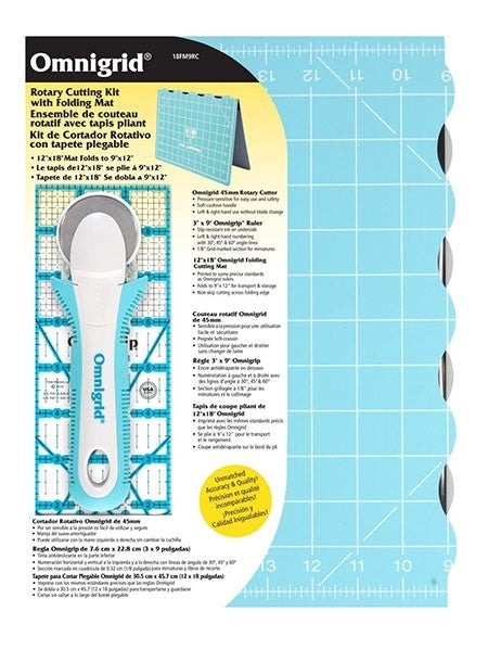 Omnigrid Small Folding Quilting / Sewing Cutting Kit