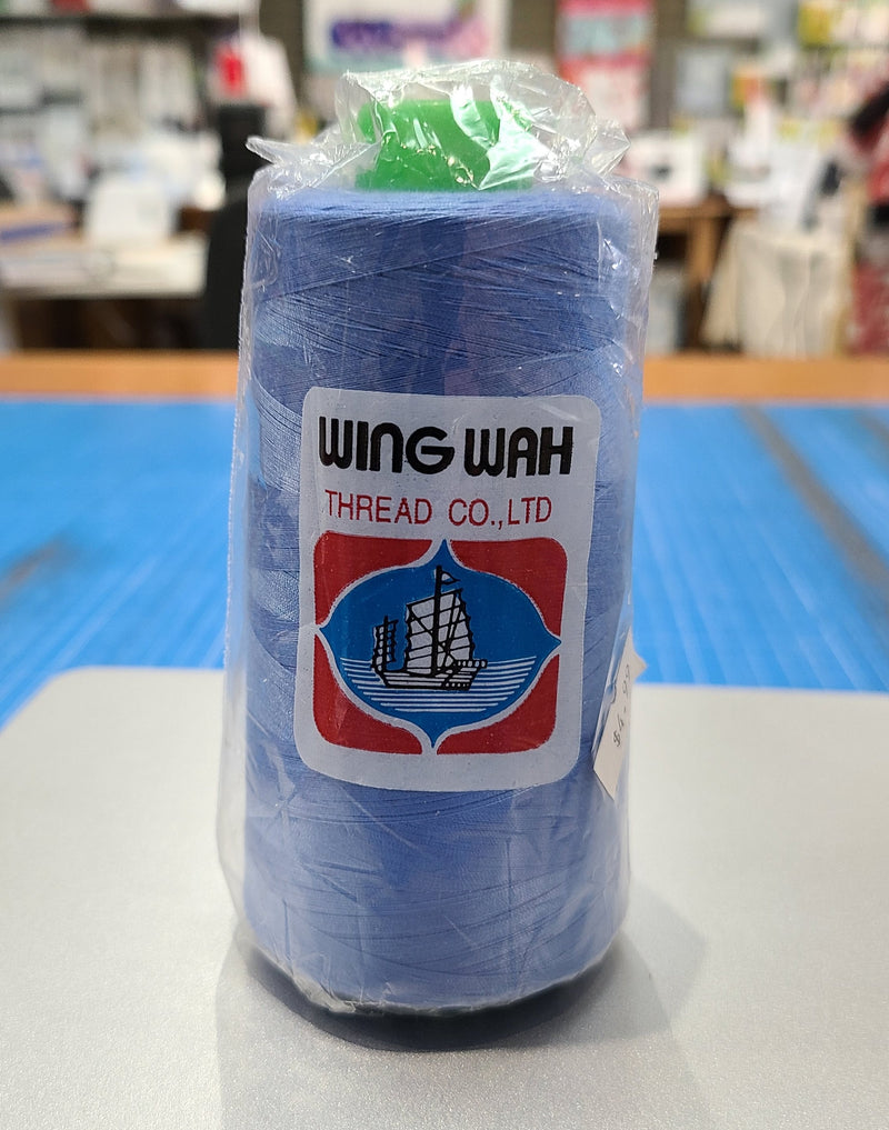 Wing Wah Serger Thread 50 wt - Blue