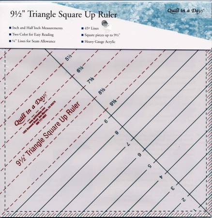 Quilt in a Day Triangle Square Up Ruler