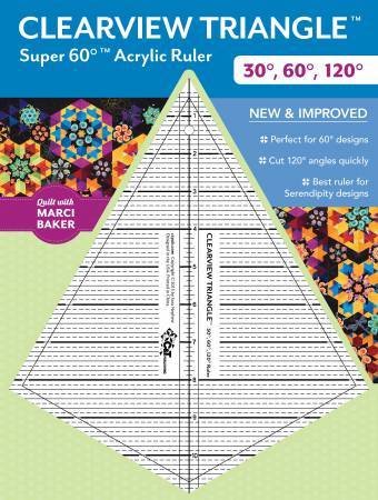 Clearview Triangle Super 60 Ruler 11in