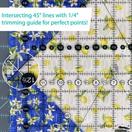 Creative Grids Quilt Ruler 12 1/2" x 24 1/2"