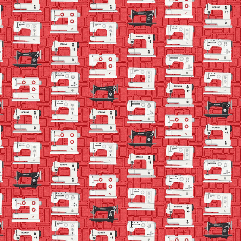 Red Bernina Vintage Sewing Machine