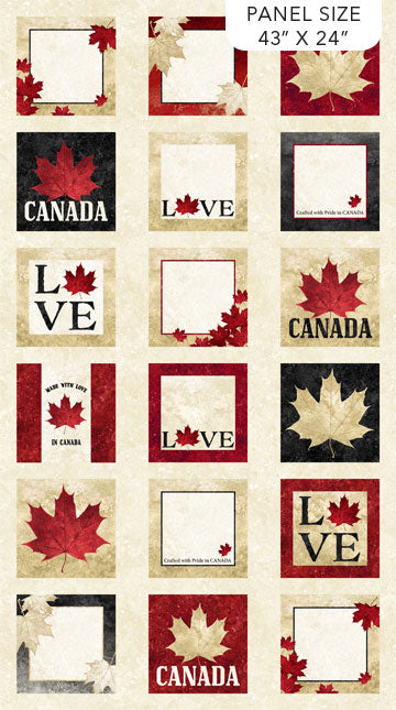 With Glowing Hearts - Oh Canada - Label Panel 24265-14